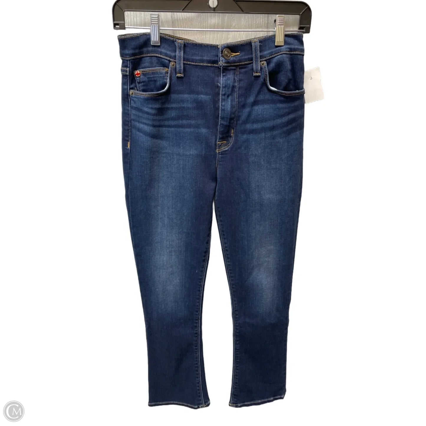 Jeans Flared By Hudson In Blue Denim, Size: 4
