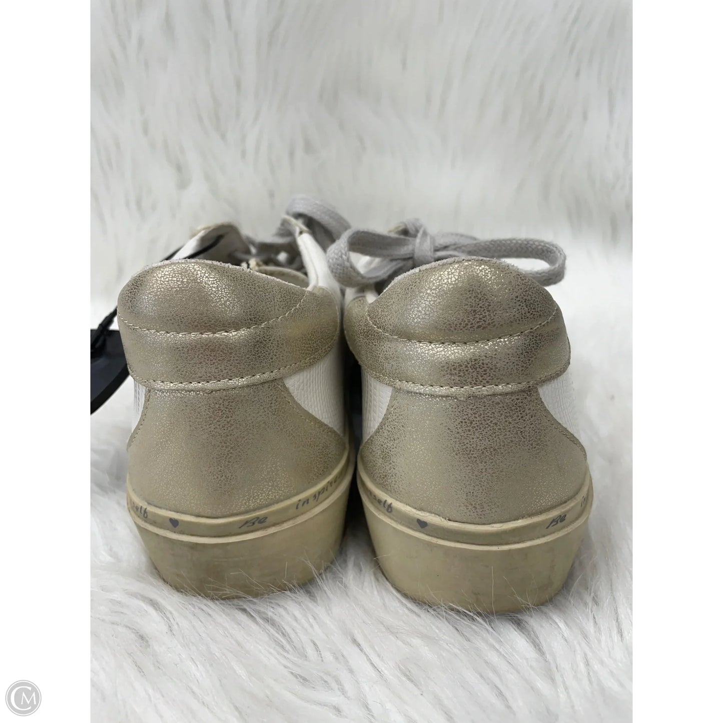 Shoes Sneakers By Shu Shop In Tan & White, Size: 7.5
