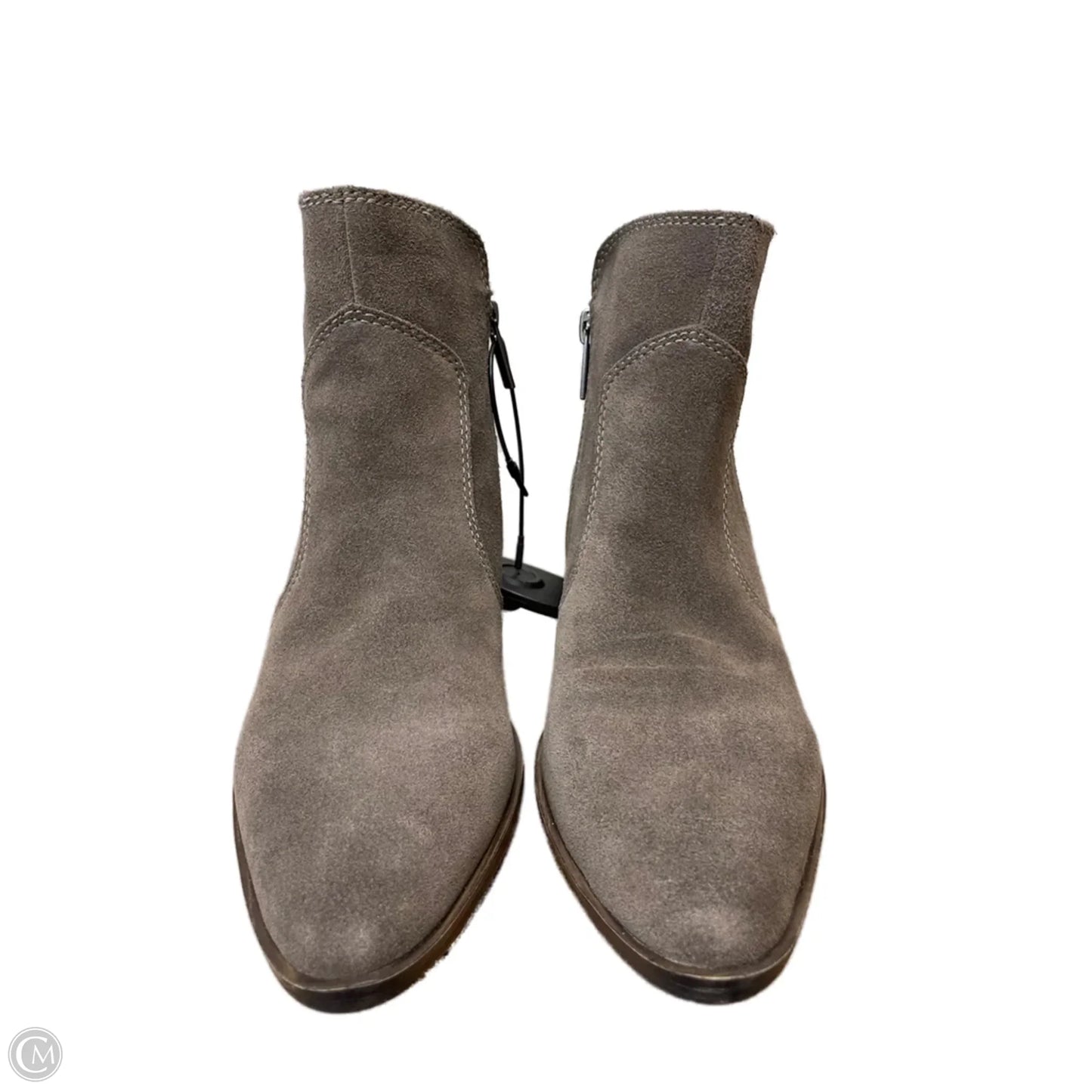 Boots Ankle Heels By Lucky Brand In Grey, Size: 6