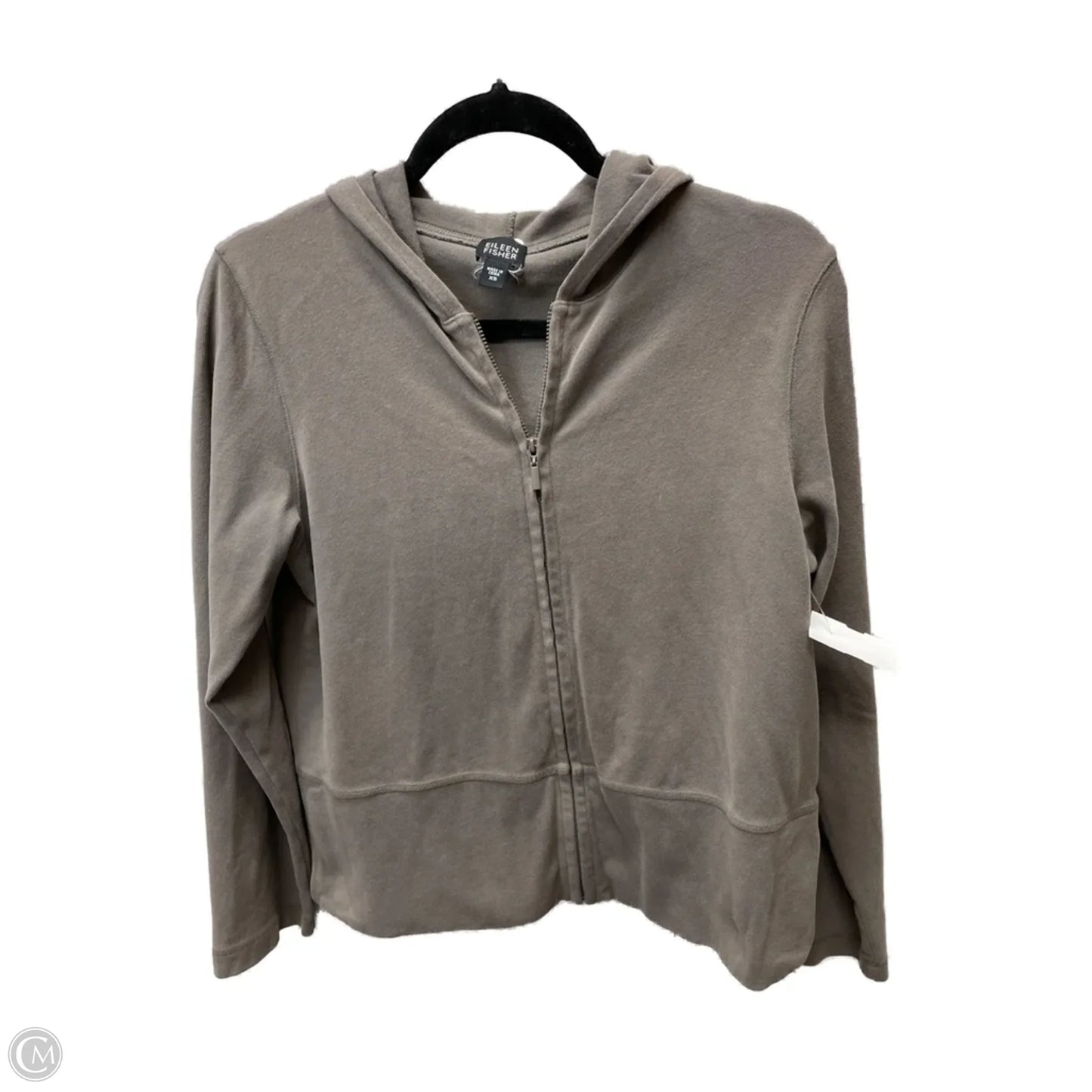 Jacket Other By Eileen Fisher In Grey, Size: Xs