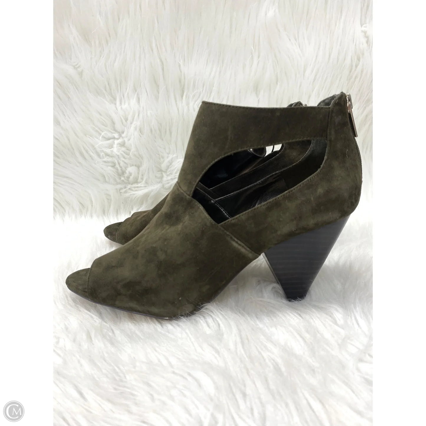 Boots Ankle Heels By Vince Camuto In Green, Size: 11
