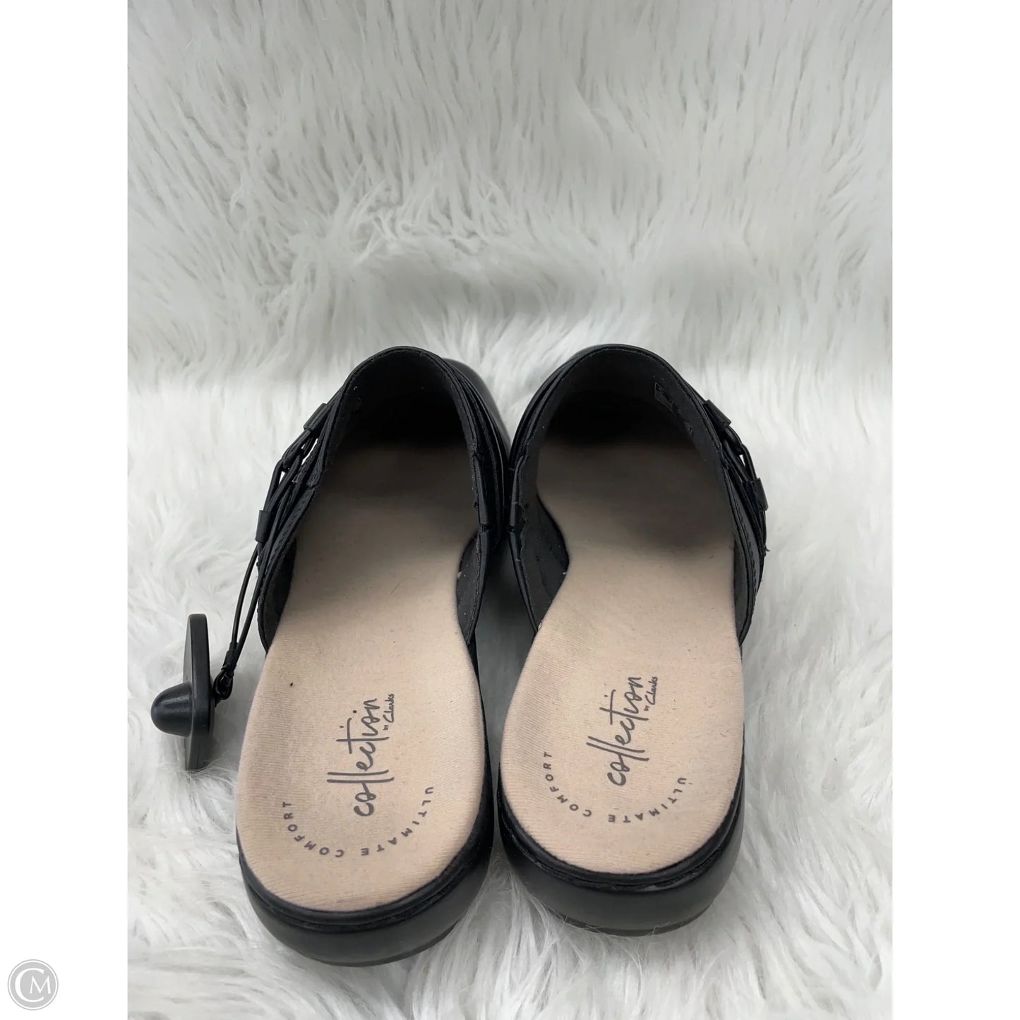 Shoes Flats By Clarks In Black, Size: 11