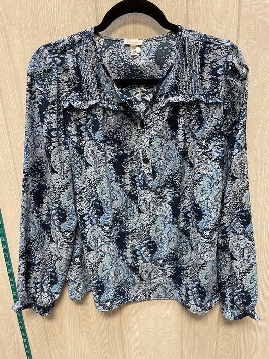 Top Long Sleeve By Joie In Blue, Size: S