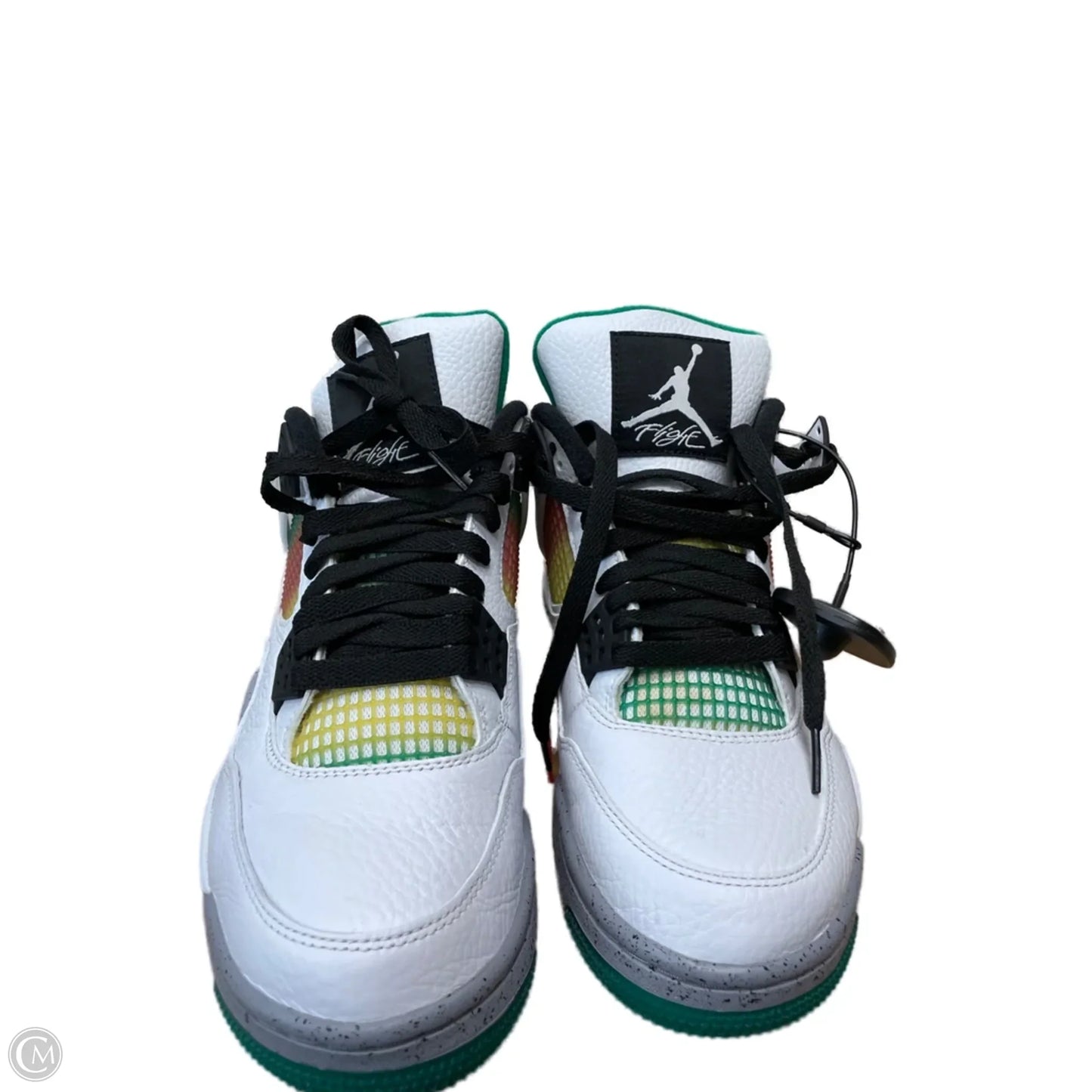 Shoes Sneakers By Nike In Green & White, Size: 10.5