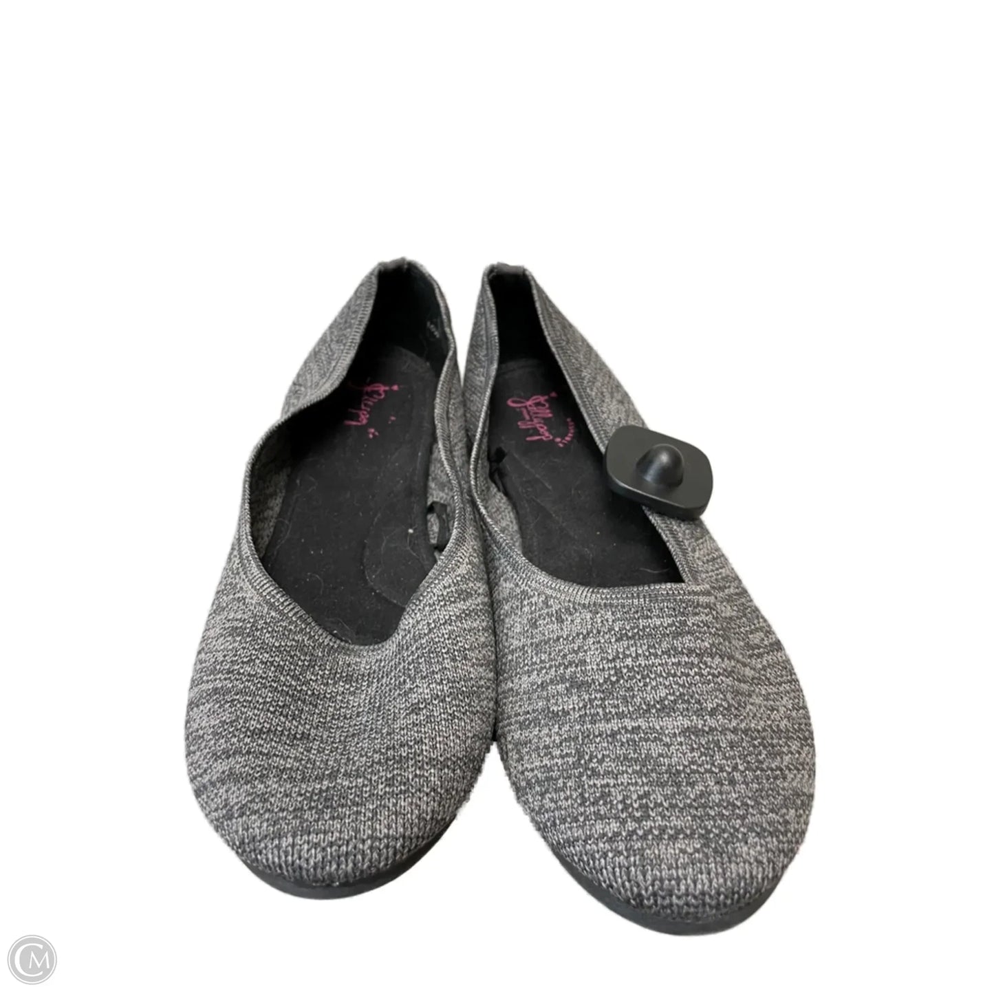 Shoes Flats By Jelly Pop In Grey, Size: 10