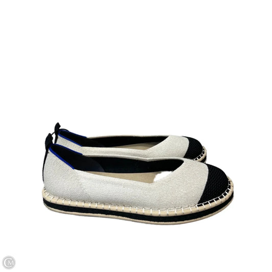 Shoes Flats By Rothys In Cream & Tan, Size: 8.5