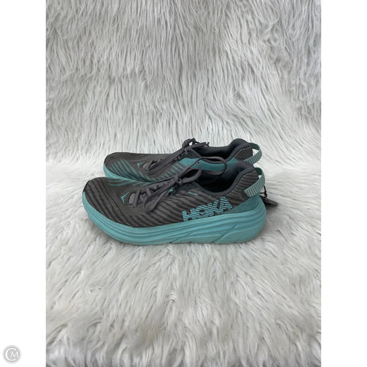Shoes Athletic By Hoka In Teal, Size: 8.5