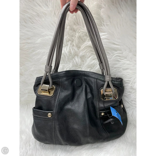 Handbag Leather By B. Makowsky, Size: Medium