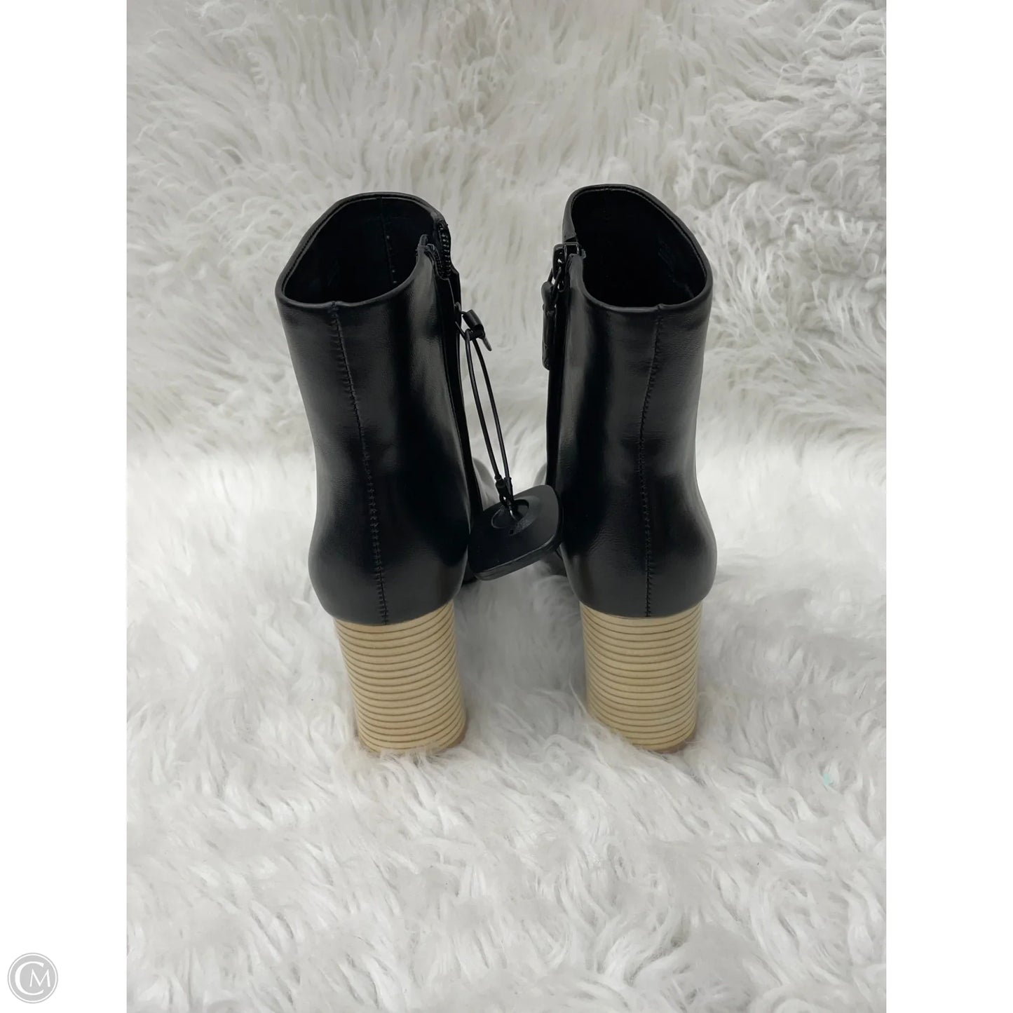 Boots Ankle Heels By Cma In Black, Size: 7.5