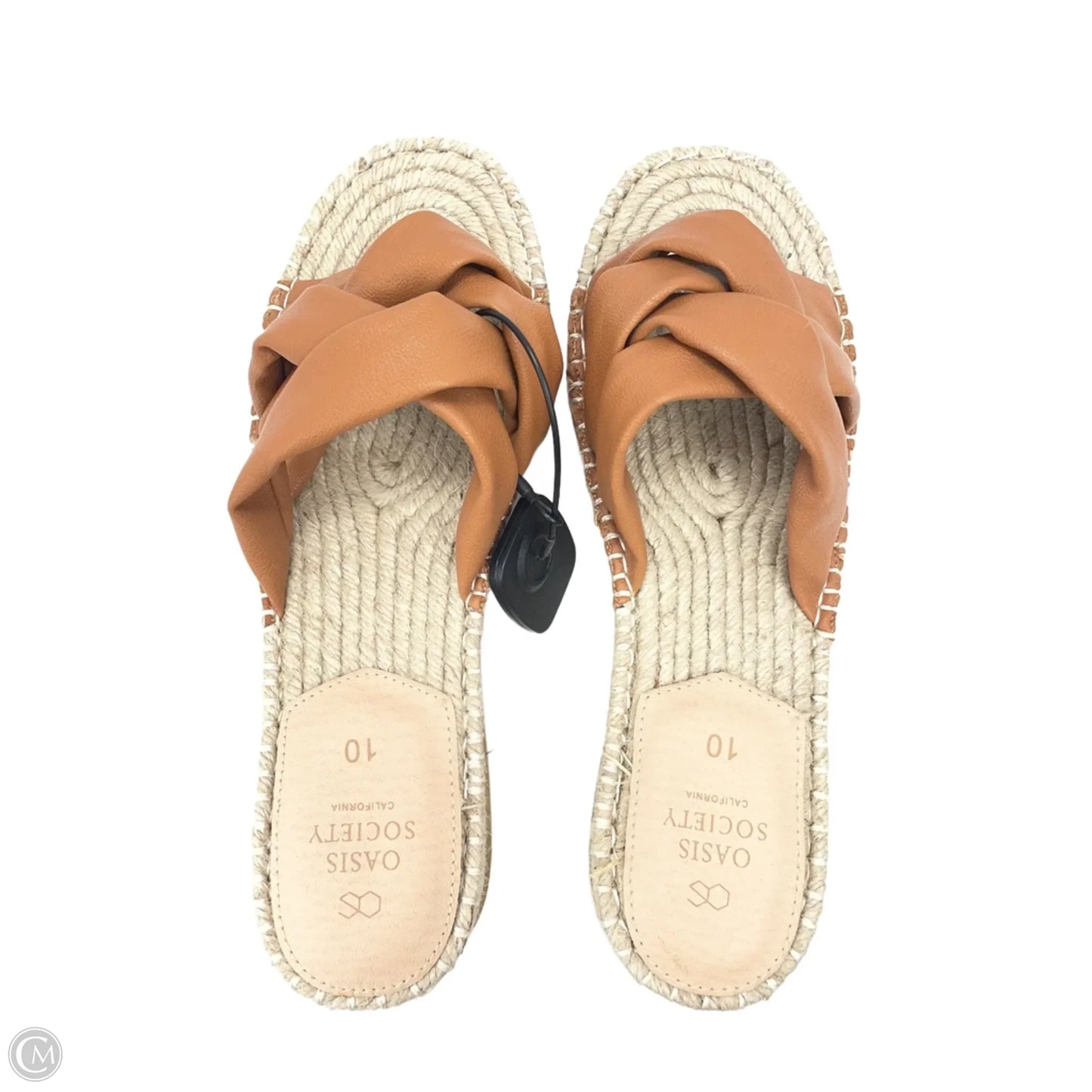 Sandals Flats By Oasis Society In Tan, Size: 10