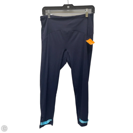 Athletic Leggings By Zyia In Navy, Size: M
