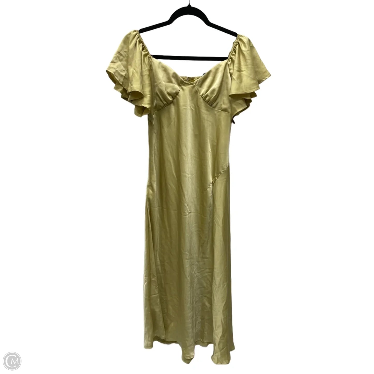 Dress Casual Midi By Clothes Mentor In Green, Size: L