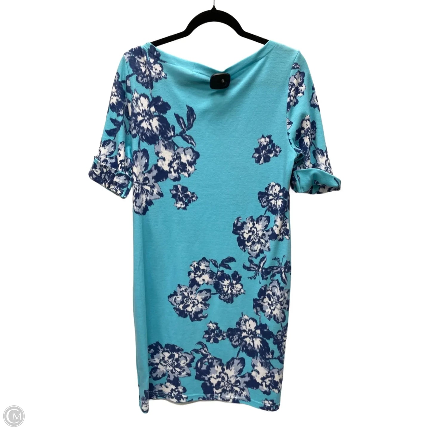 Dress Casual Short By Karen Scott In Floral Print, Size: M