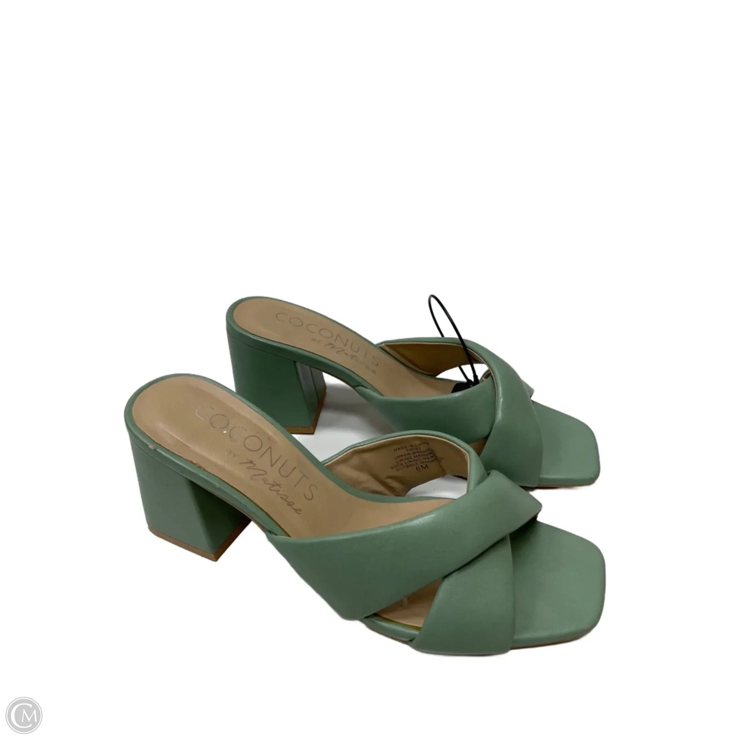 Sandals Heels Block By Matisse In Green, Size: 6