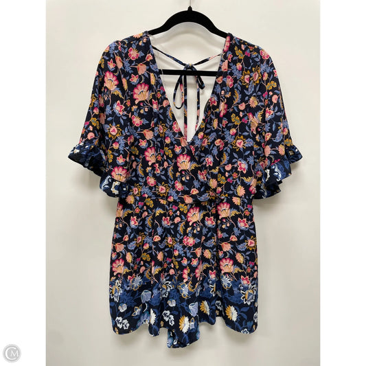Romper By Trixxi In Floral Print, Size: L