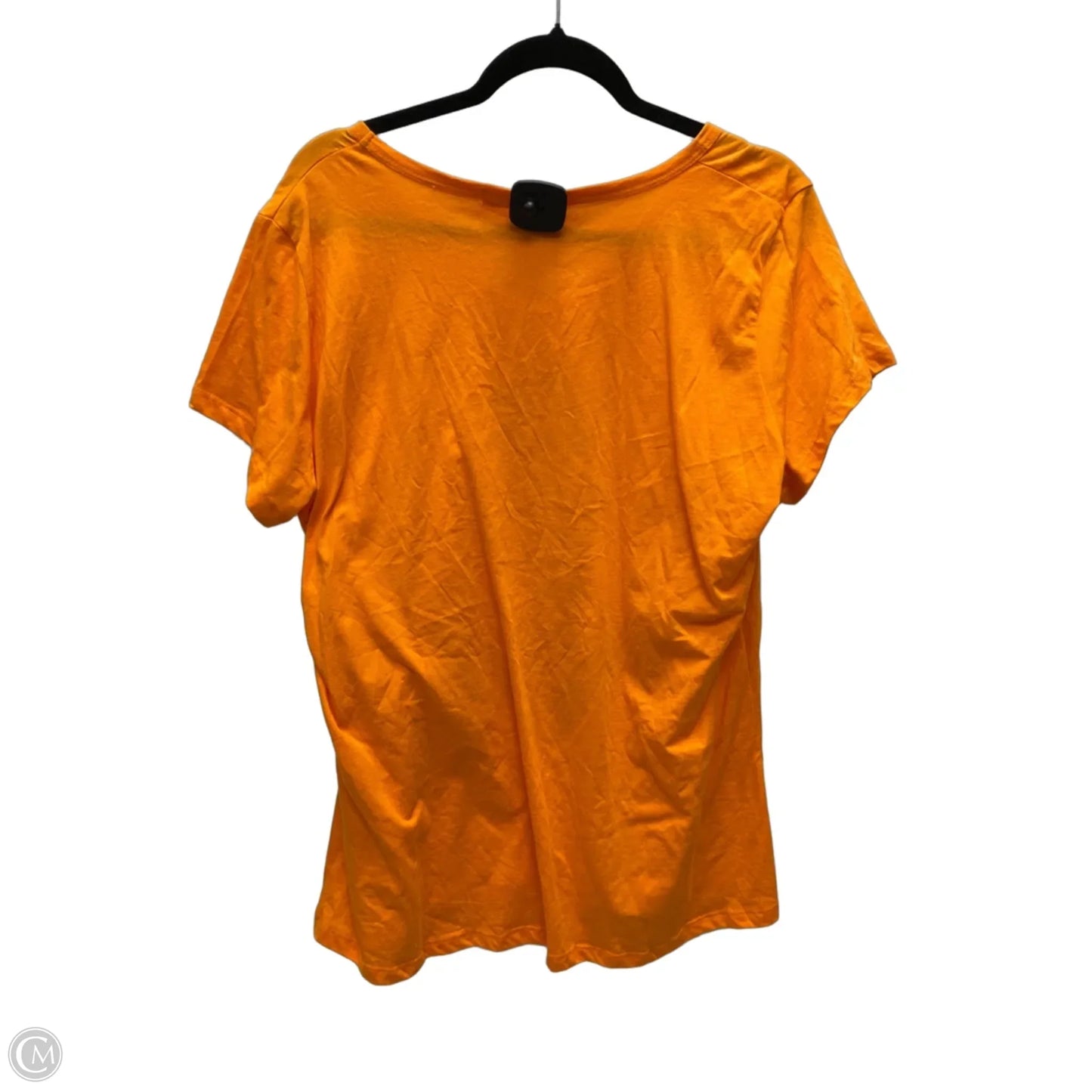 Top Short Sleeve By Grayson In Orange, Size: 3x