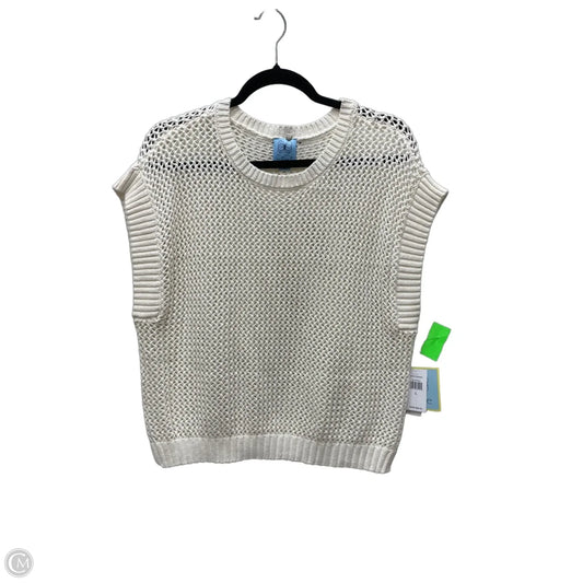 Top Sleeveless By Cece In Beige, Size: L