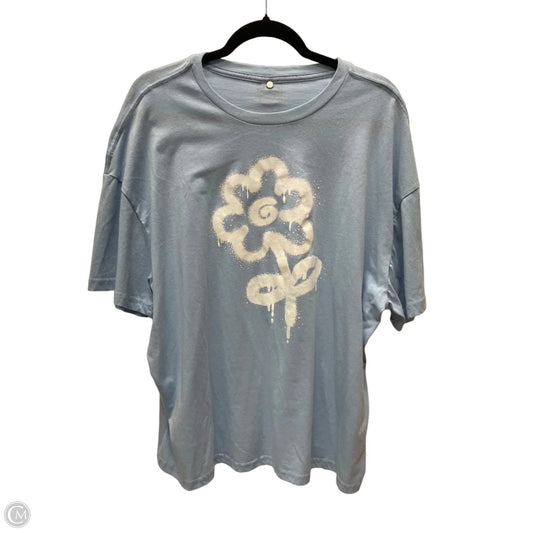 Top Short Sleeve By Clothes Mentor In Blue, Size: Xl