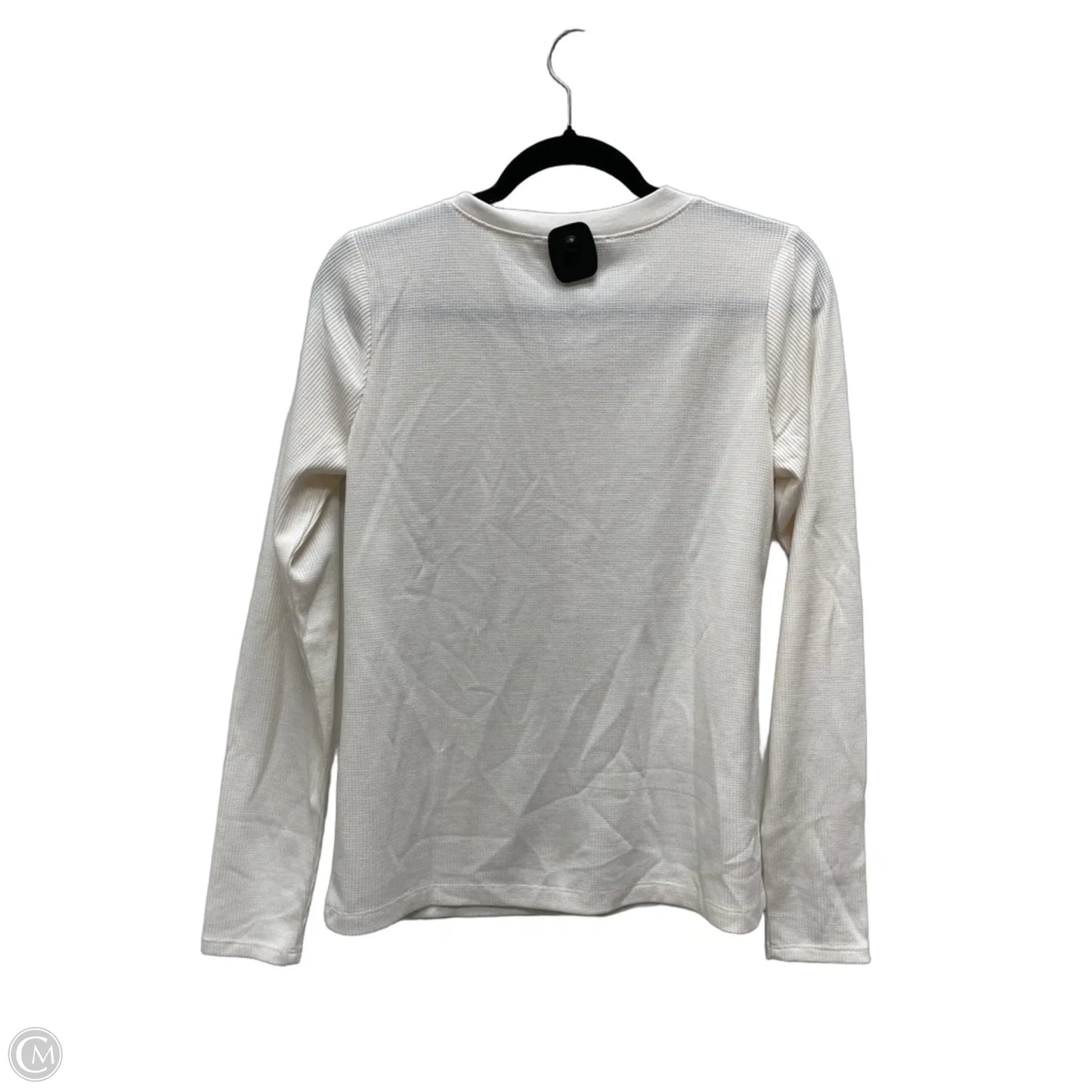 Top Long Sleeve By Loft In Cream, Size: M