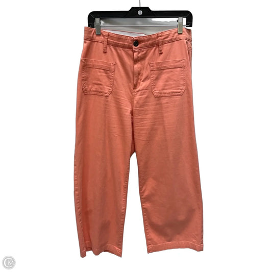 Pants Cropped By St Johns Bay In Coral, Size: 10