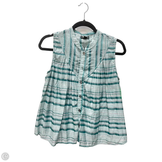 Top Sleeveless By Current Air In Striped Pattern, Size: S