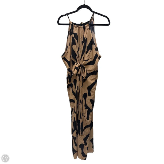 Jumpsuit By Shein In Black & Tan, Size: 1x