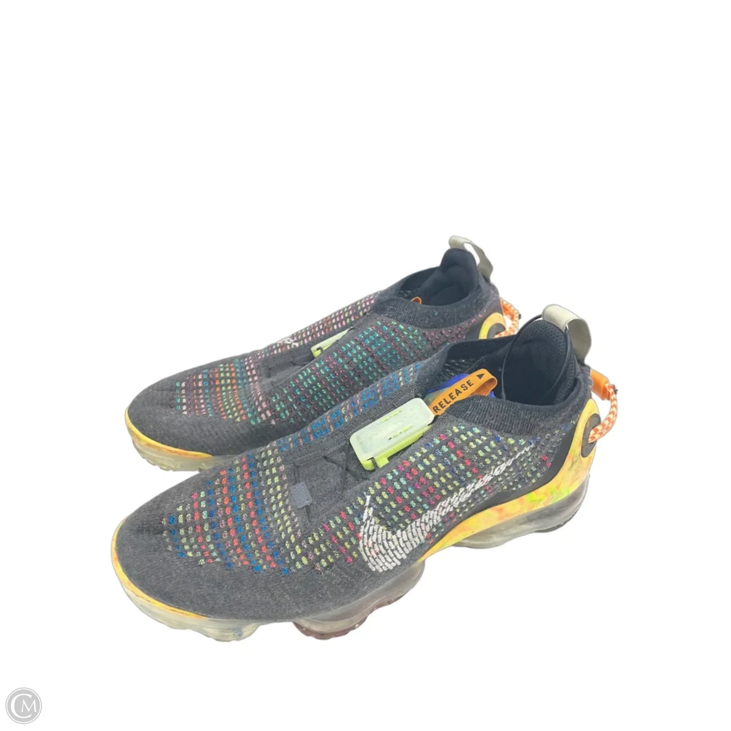 Shoes Athletic By Nike In Grey & Orange, Size: 11