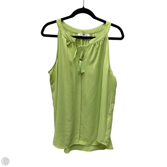Top Sleeveless By Rose And Olive In Green, Size: L