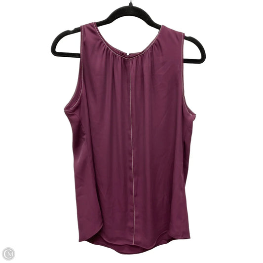 Top Sleeveless By White House Black Market In Purple, Size: L