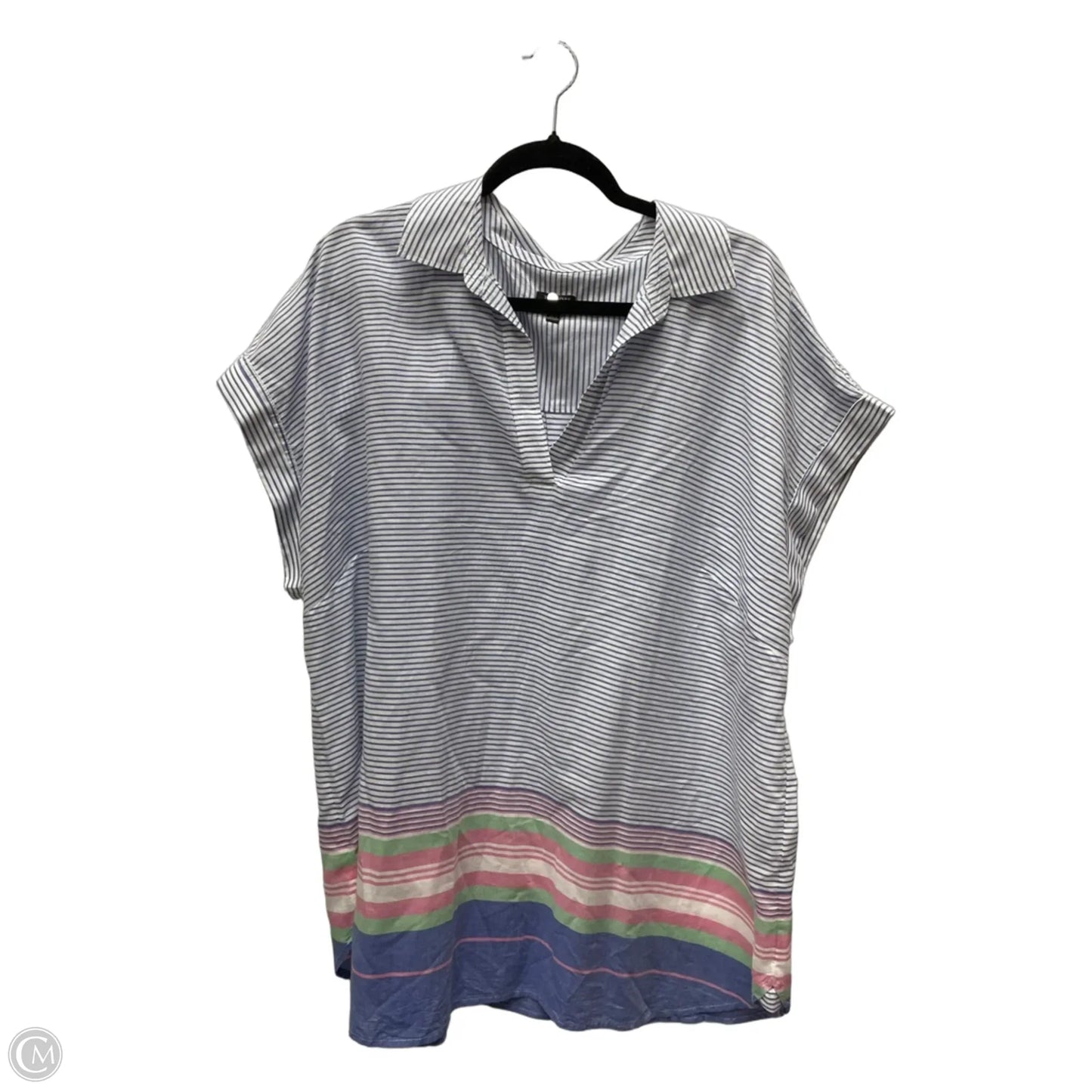 Top Sleeveless By Talbots In Striped Pattern, Size: 2x