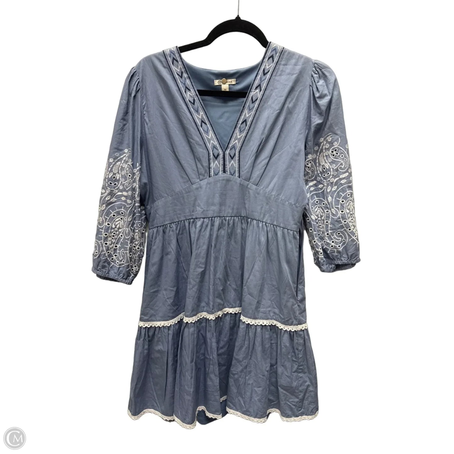 Dress Casual Short By Versona In Blue, Size: M