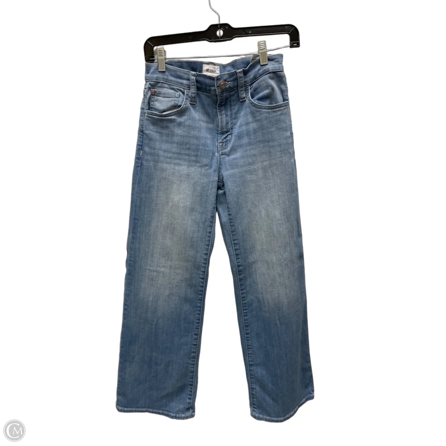 Jeans Wide Leg By Hudson In Blue Denim, Size: 2