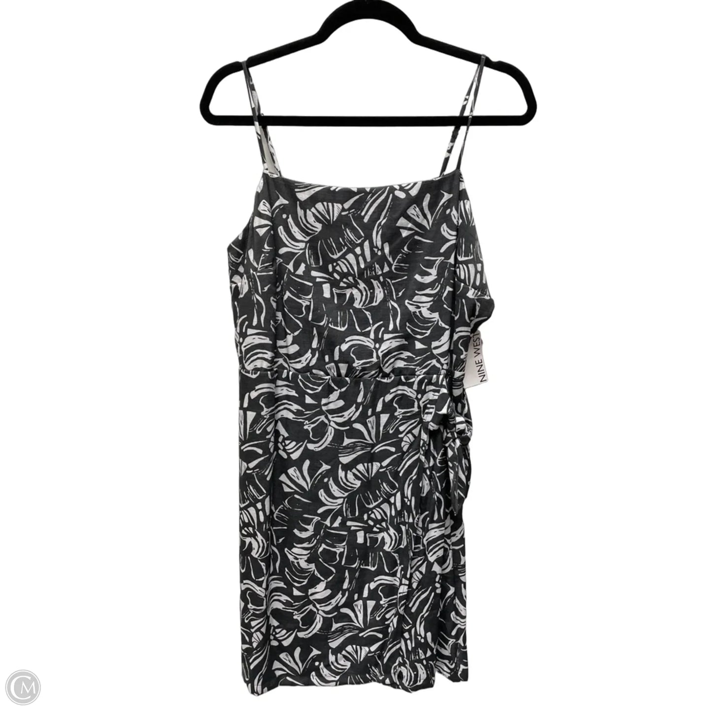 Dress Casual Short By Nine West Apparel In Tropical Print, Size: Xl