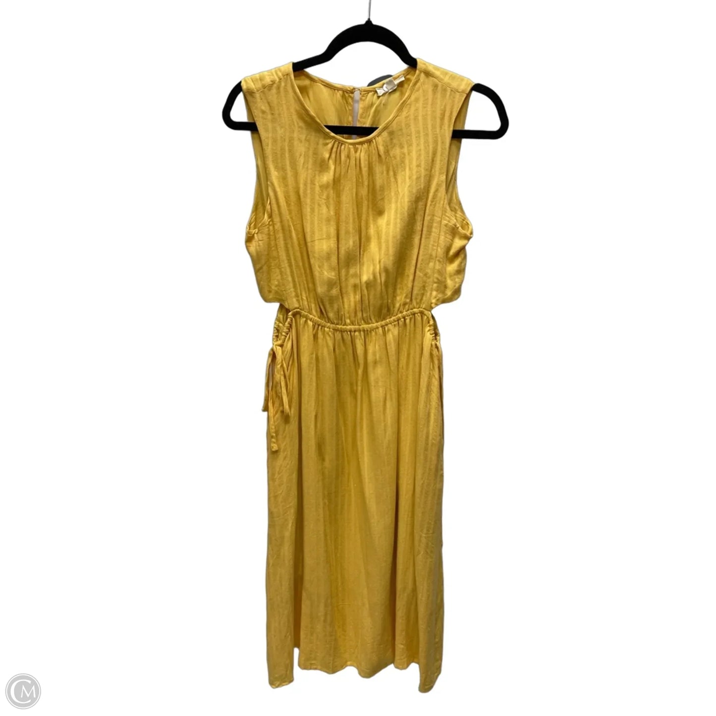 Dress Casual Midi By Gilli In Gold, Size: L