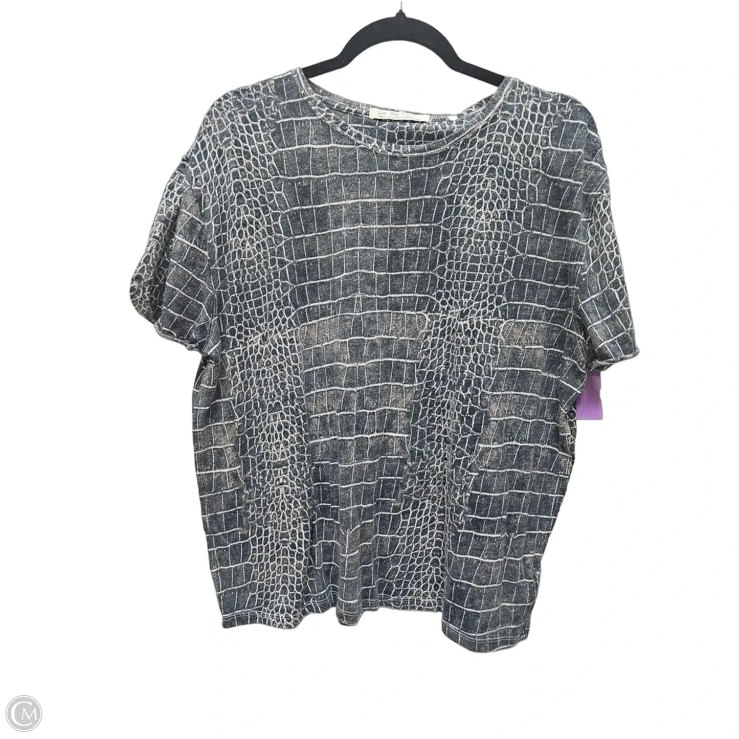 Top Short Sleeve By We The Free In Animal Print, Size: S