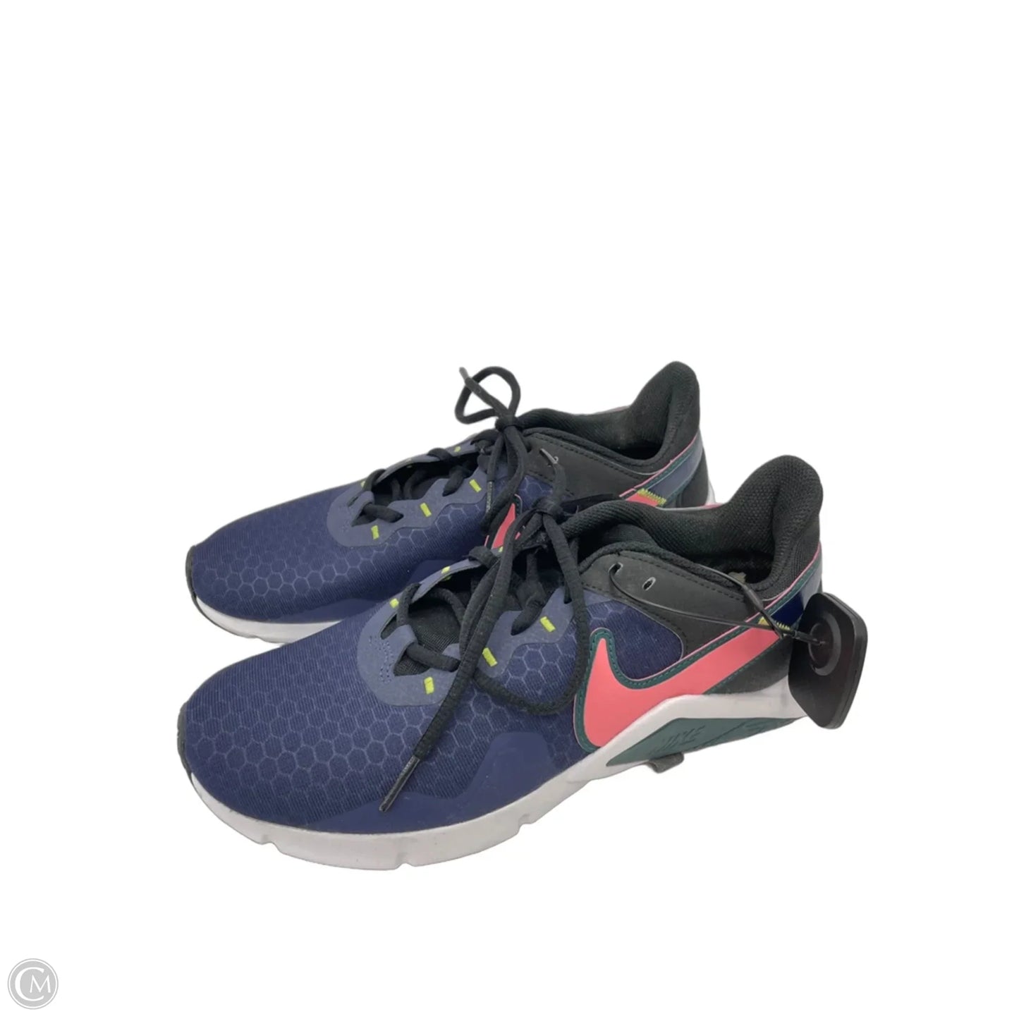Shoes Athletic By Nike In Blue & Green, Size: 9