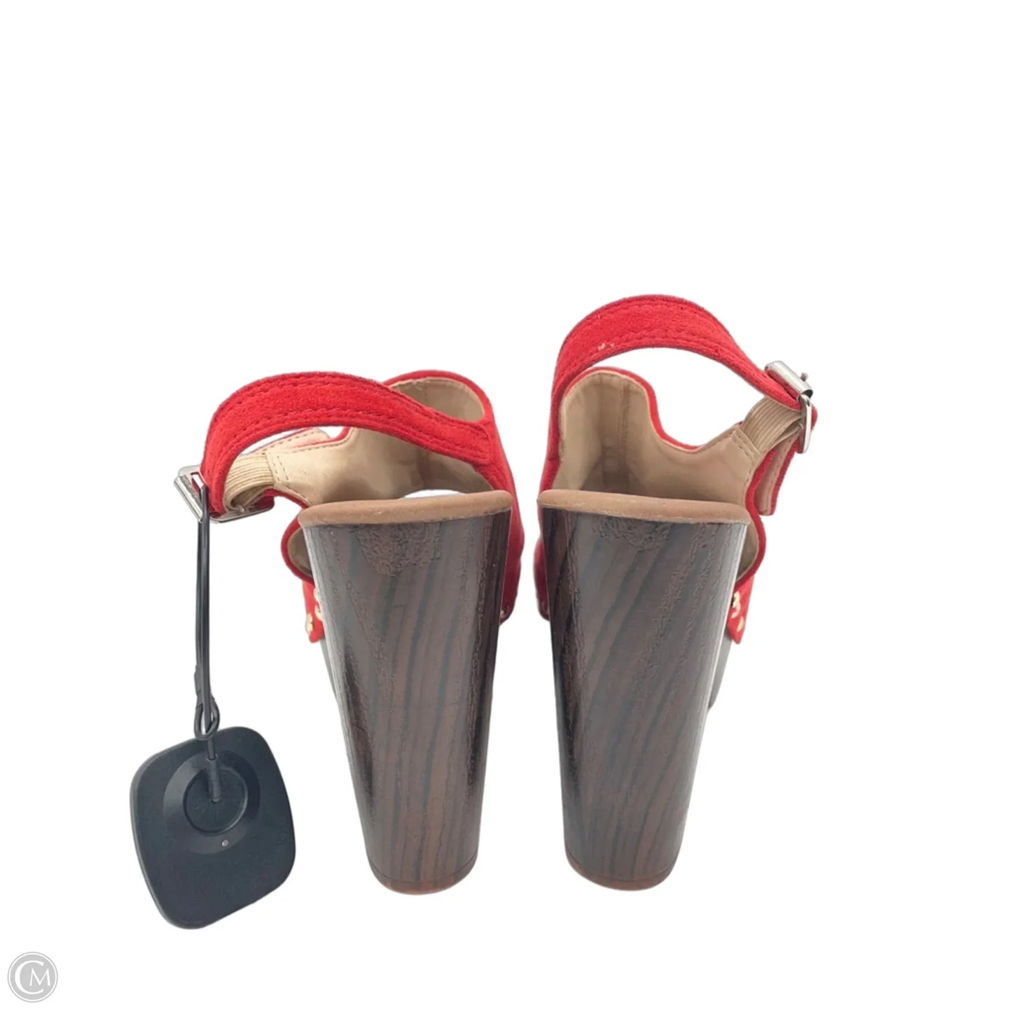 Sandals Heels Platform By Allegra K In Red, Size: 6.5