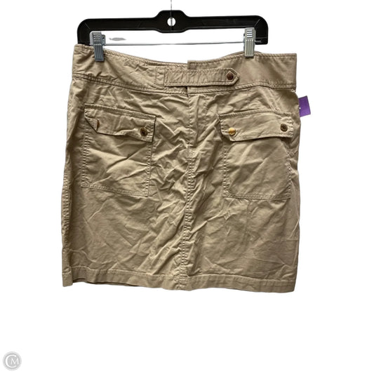 Skirt Mini & Short By Michael By Michael Kors In Tan, Size: 12