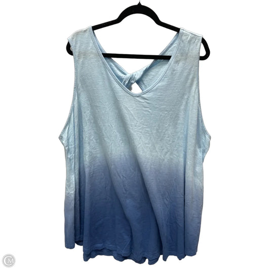 Top Sleeveless By Terra & Sky In Ombre Print, Size: 3x