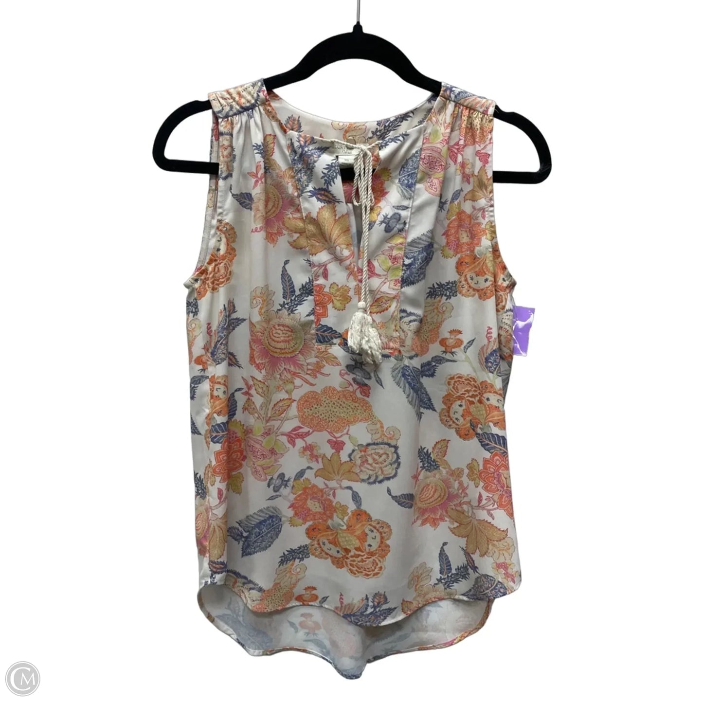 Top Sleeveless By St Tropez In Floral Print, Size: Xs