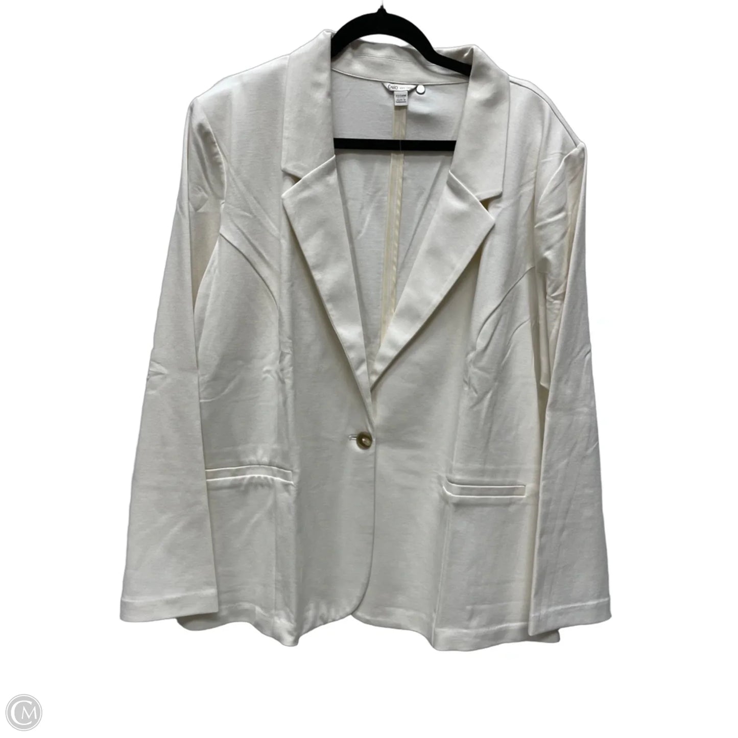 Blazer By Cato In Cream, Size: 3x