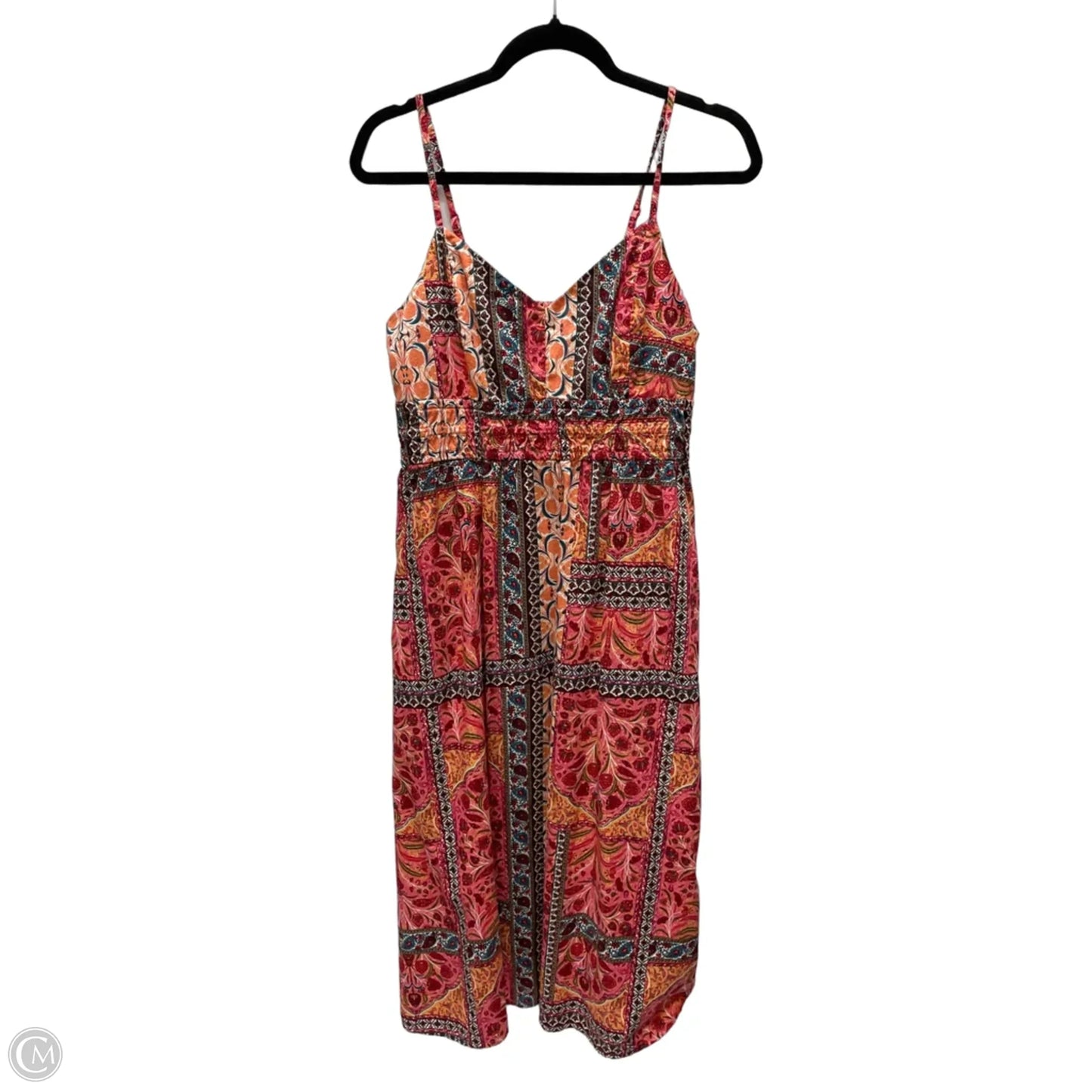 Dress Casual Midi By Old Navy In Floral Print, Size: S