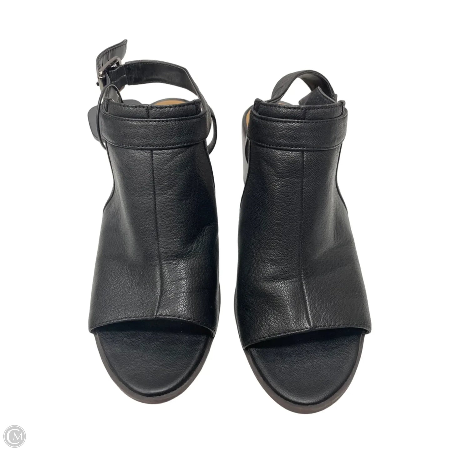 Sandals Heels Block By Franco Sarto In Black, Size: 8