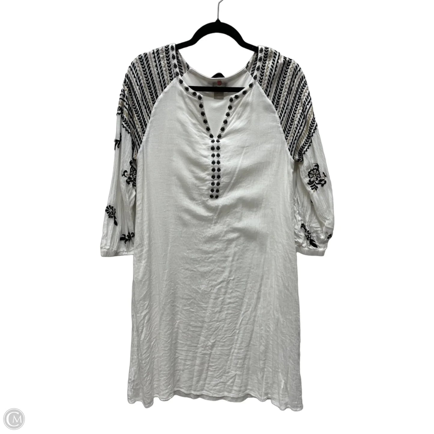 Dress Casual Short By Chicos In Cream & Tan, Size: S