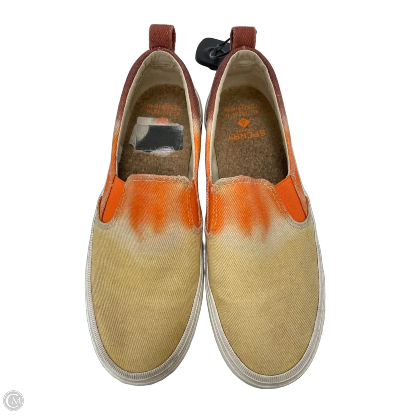 Shoes Flats By Sperry In Orange & Yellow, Size: 7.5