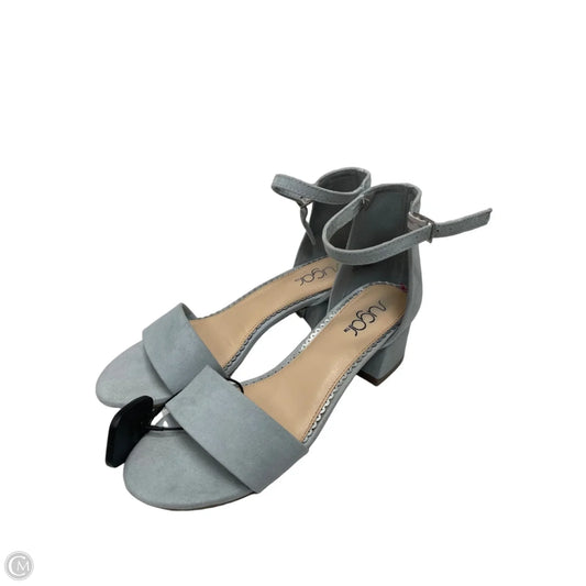 Sandals Heels Block By Sugar In Blue, Size: 9