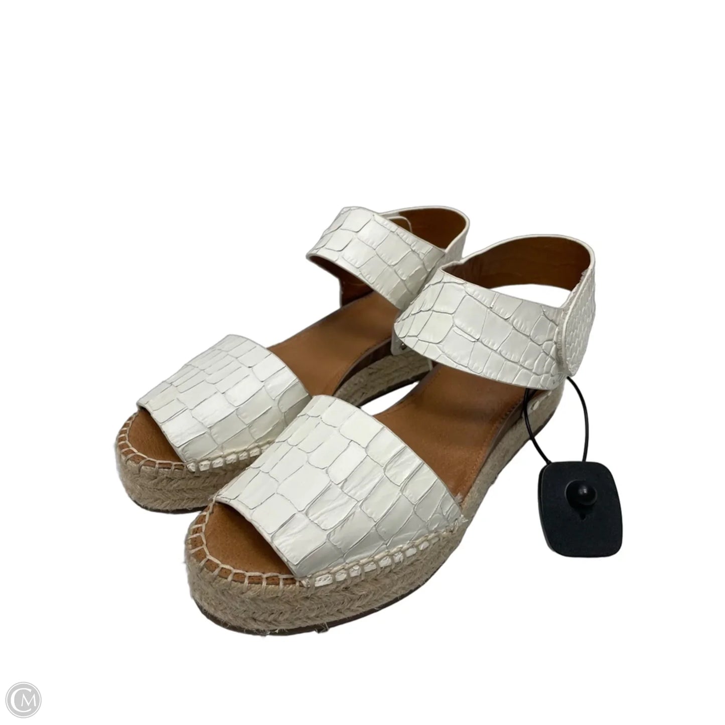 Sandals Heels Platform By Franco Sarto In White, Size: 8.5