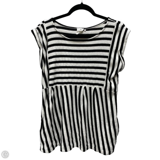 Top Sleeveless By By Together In Striped Pattern, Size: M