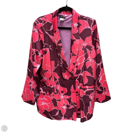 Blazer By Venus In Floral Print, Size: L