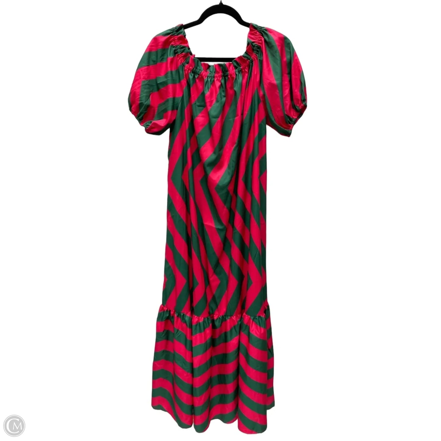 Dress Casual Maxi By Shein In Striped Pattern, Size: M